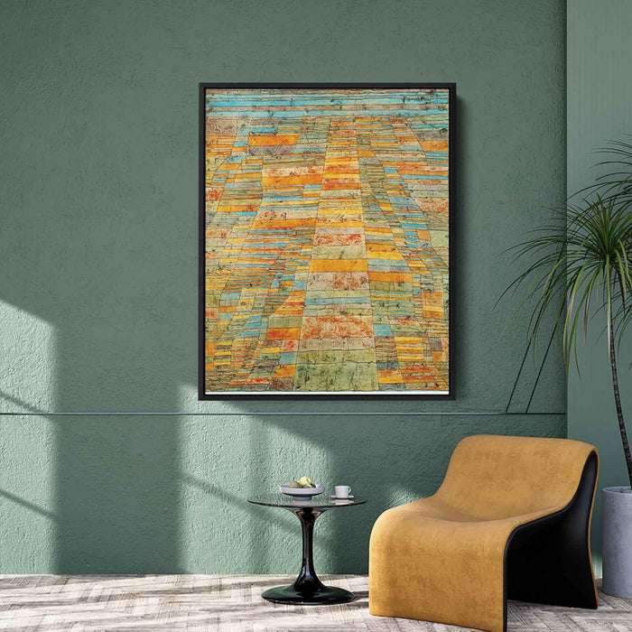 Highway and byways (1929) by Paul Klee - Canvas Artwork