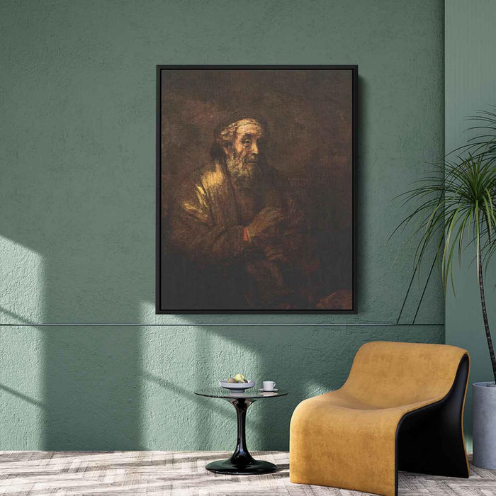 Homer (1663) by Rembrandt - Canvas Artwork