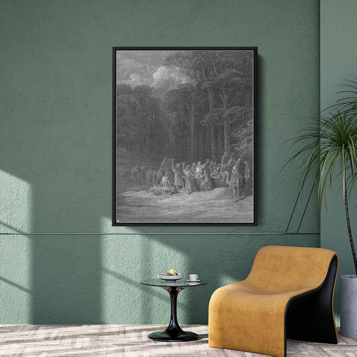 Idylls of the King by Gustave Dore - Canvas Artwork