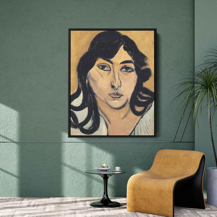 Laurette with Long Locks (1917) by Henri Matisse - Canvas Artwork