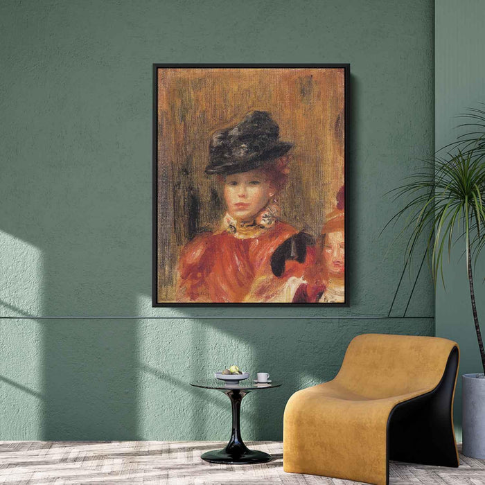 Madame Le Brun and Her Daughter by Pierre-Auguste Renoir - Canvas Artwork