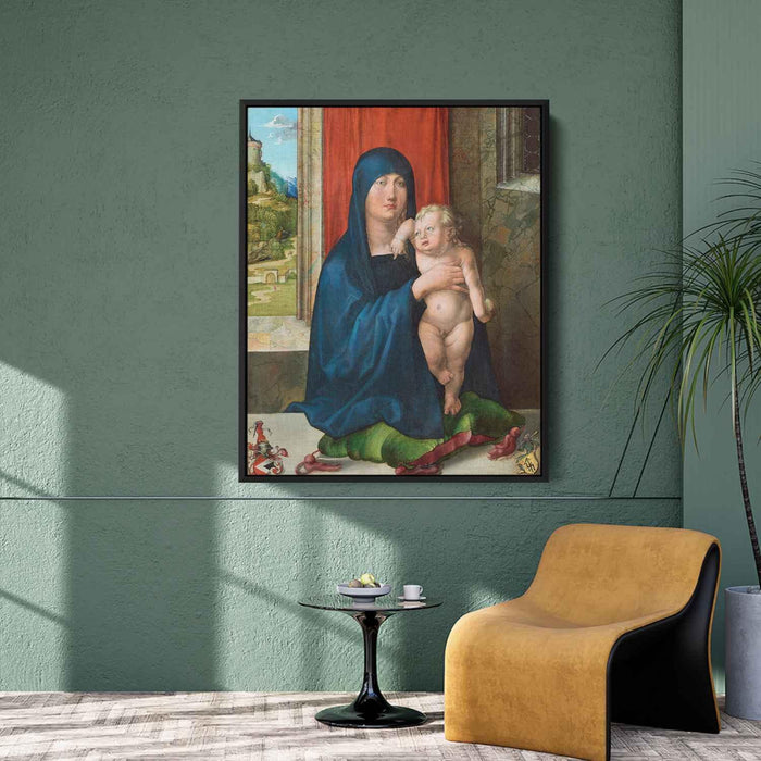 Madonna and Child (Haller Madonna) (1498) by Albrecht Durer - Canvas Artwork