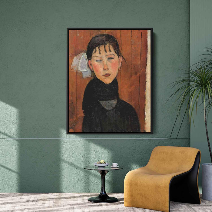 Marie, daughter of the people by Amedeo Modigliani - Canvas Artwork