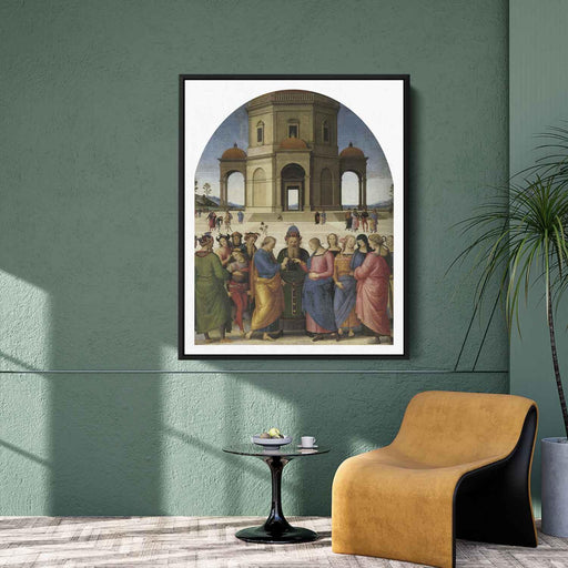 Marriage of the Virgin (1504) by Pietro Perugino - Canvas Artwork