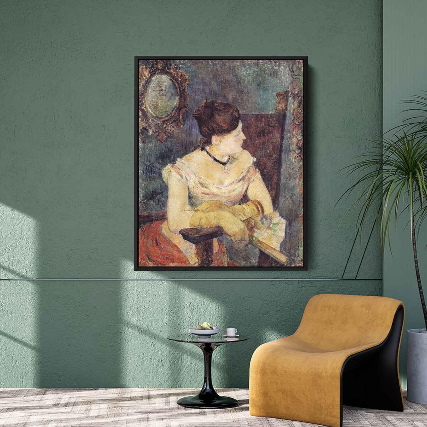 Mette Gauguin in an Evening Dress (1884) by Paul Gauguin
