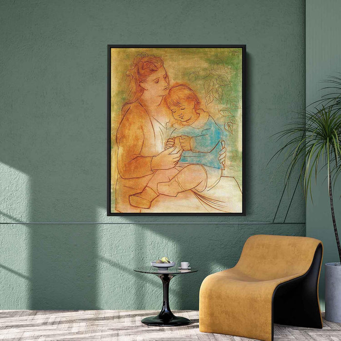 Mother and child (1922) by Pablo Picasso - Canvas Artwork