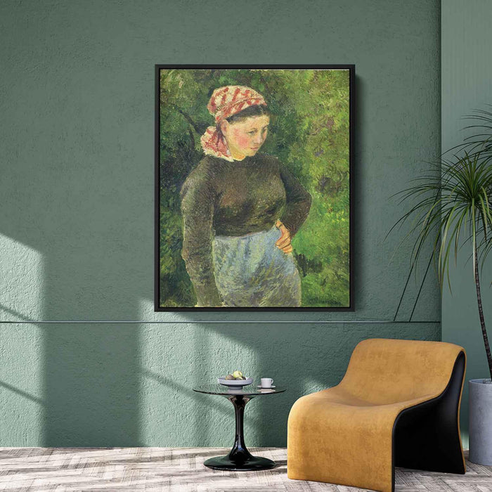 Peasant Woman (1880) by Camille Pissarro - Canvas Artwork