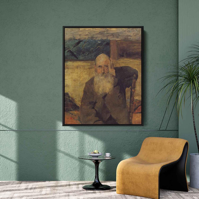 Old Man at Celeyran (1882) by Henri de Toulouse-Lautrec - Canvas Artwork