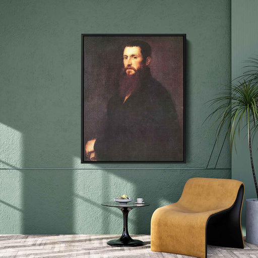 Painting of Daniele Barbaro (1545) by Titian - Canvas Artwork