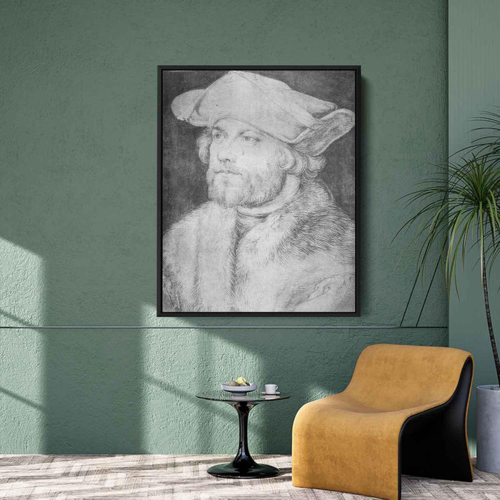 Portrait of a Man (Damia van der Goes) by Albrecht Durer - Canvas Artwork