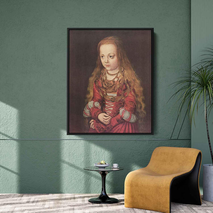 Portrait of a Saxon Princess (1517) by Lucas Cranach the Elder - Canvas Artwork