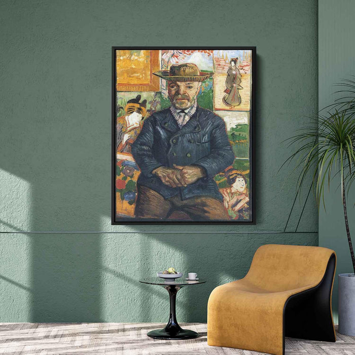 Portrait of Père Tanguy (1888) by Vincent van Gogh - Canvas Artwork