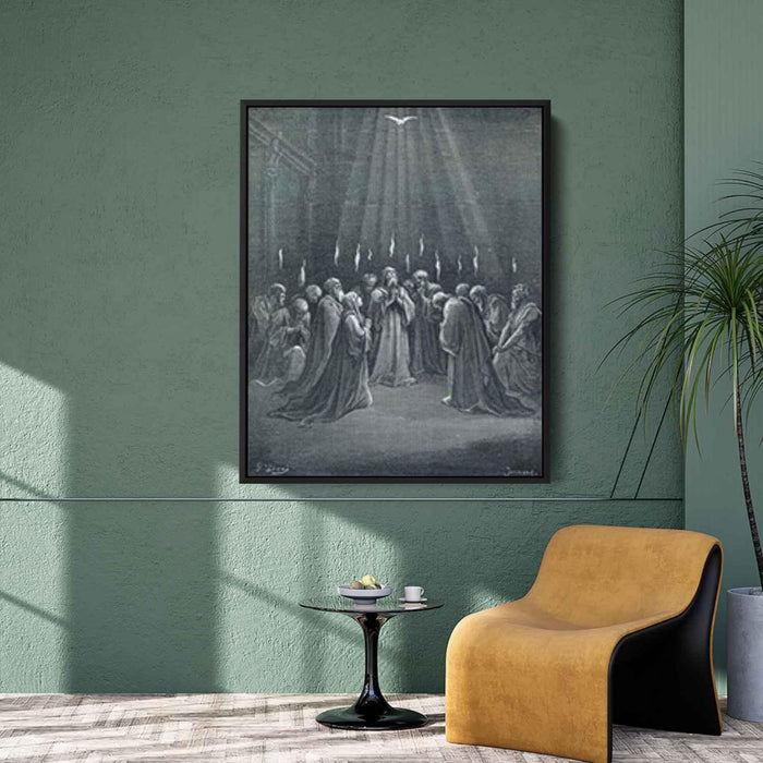 The Descent Of The Spirit by Gustave Dore - Canvas Artwork