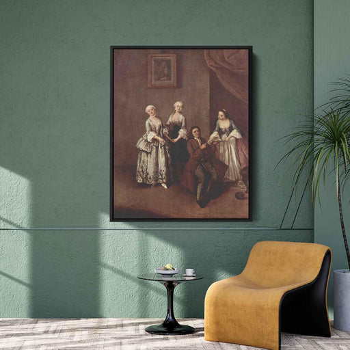 The Family by Pietro Longhi - Canvas Artwork