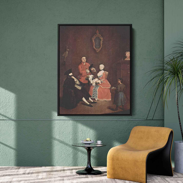 The hairdresser by Pietro Longhi - Canvas Artwork