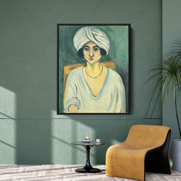 Woman in Turban (Lorette) (1917) by Henri Matisse - Canvas Artwork