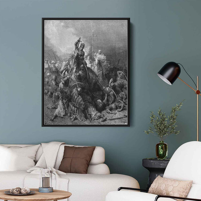 Battle of Antioch by Gustave Dore - Canvas Artwork