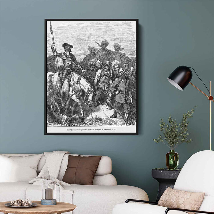 Don Quixote by Gustave Dore - Canvas Artwork