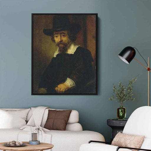 Dr Ephraim Bueno, Jewish Physician and Writer by Rembrandt - Canvas Artwork