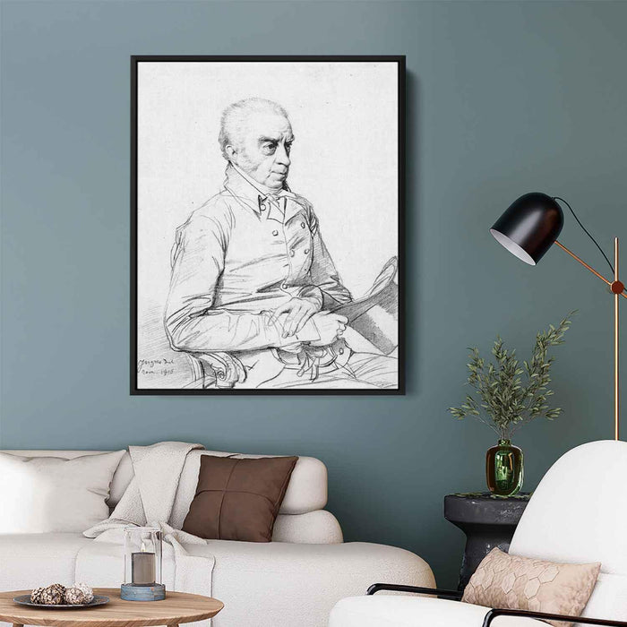 Dr. Thomas Church by Jean Auguste Dominique Ingres - Canvas Artwork