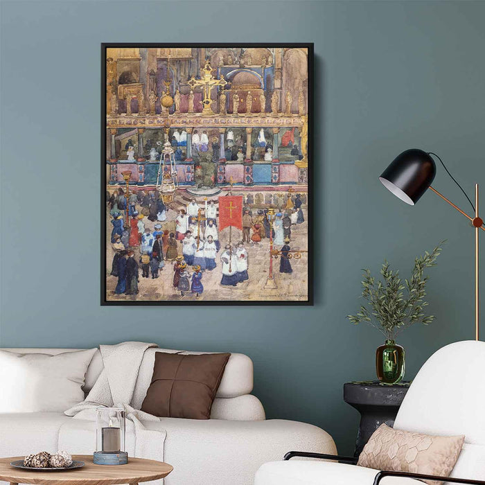 Easter Procession, St. Mark's by Maurice Prendergast - Canvas Artwork