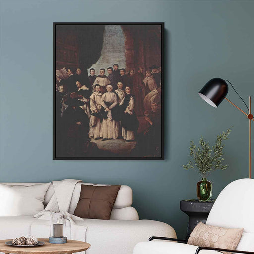 Friars in Venice by Pietro Longhi - Canvas Artwork