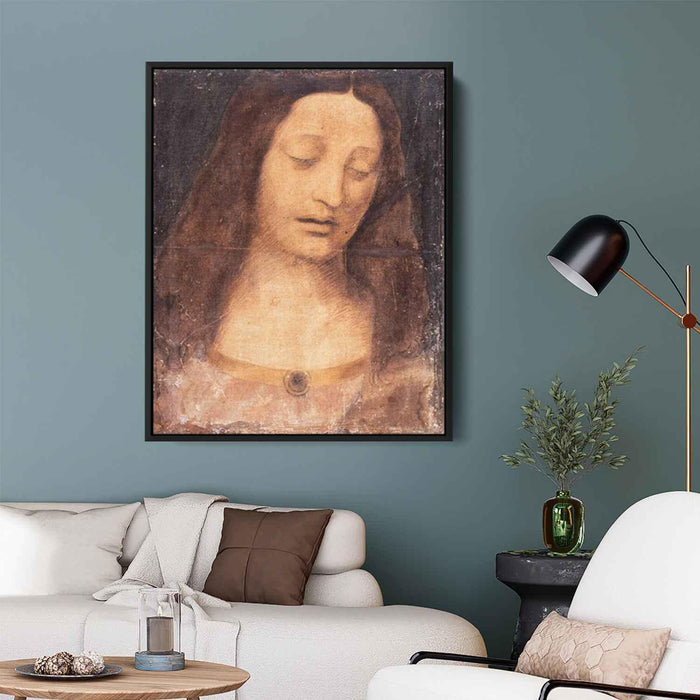 Head of Christ by Leonardo da Vinci - Canvas Artwork