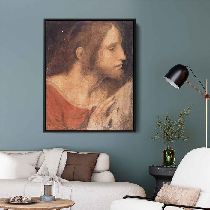 Head of St. James the Less by Leonardo da Vinci - Canvas Artwork