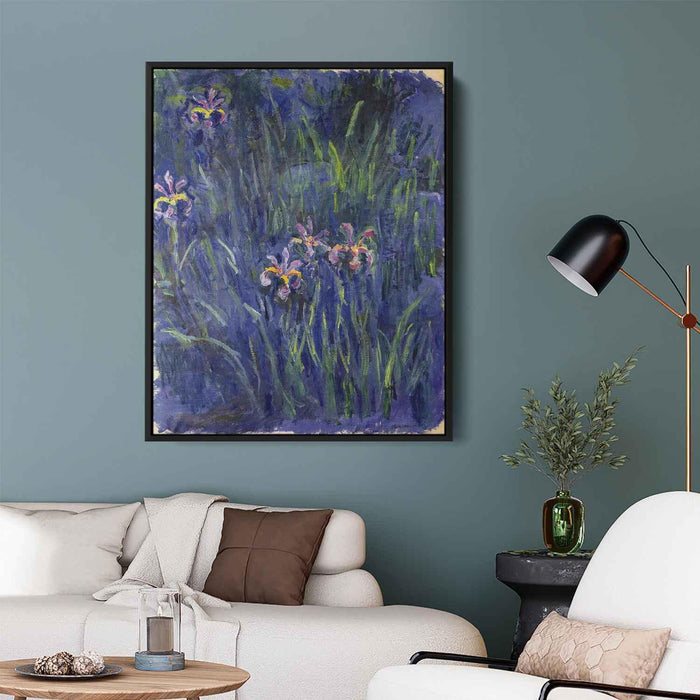 Irises 2 (1917) by Claude Monet - Canvas Artwork