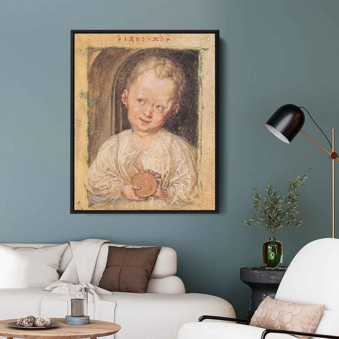 Jesus boy with Globe (1493) by Albrecht Durer - Canvas Artwork