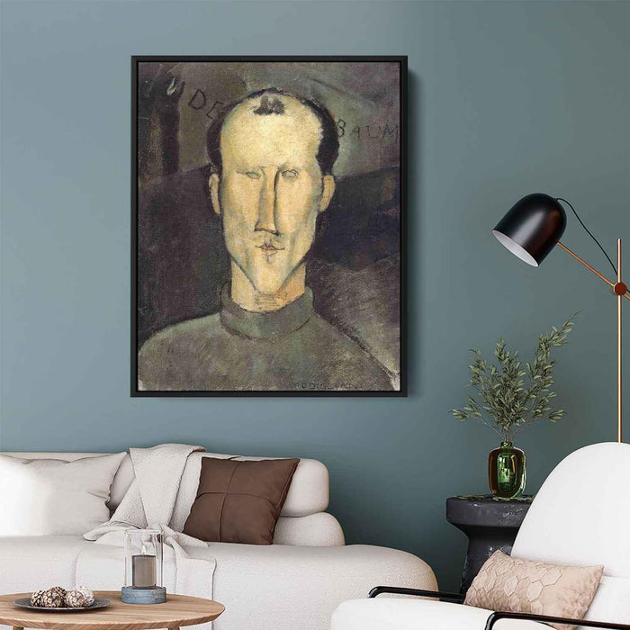 Leon Indenbaum (1915) by Amedeo Modigliani - Canvas Artwork