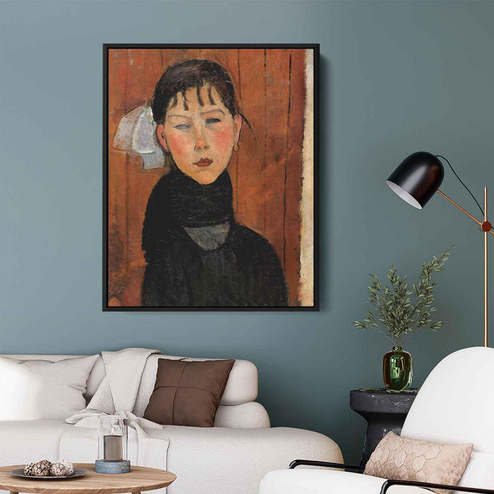 Marie, daughter of the people by Amedeo Modigliani - Canvas Artwork