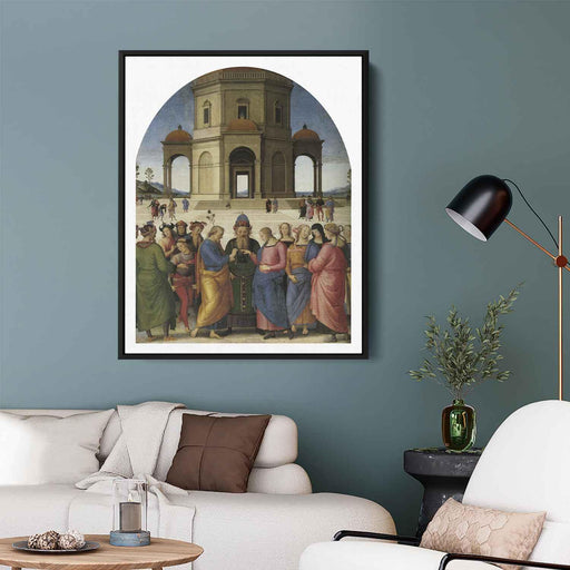 Marriage of the Virgin (1504) by Pietro Perugino - Canvas Artwork