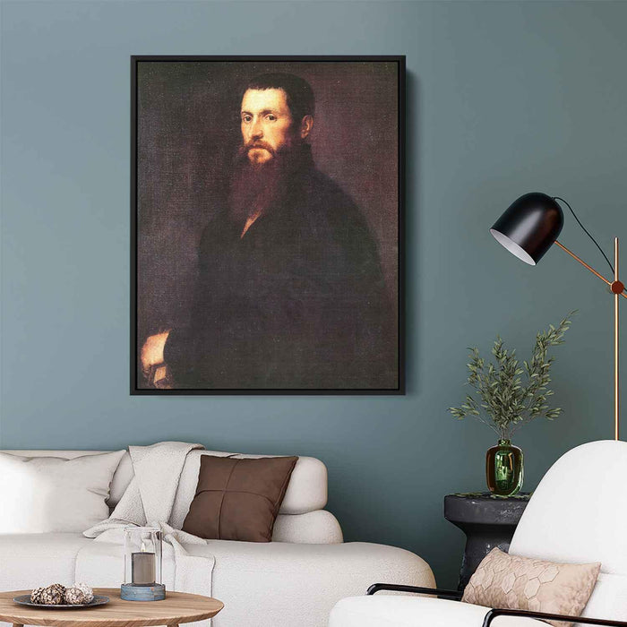 Painting of Daniele Barbaro (1545) by Titian - Canvas Artwork