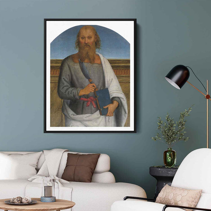 Pala di Sant Agostino (St. Bartolomeo) (1523) by Pietro Perugino - Canvas Artwork