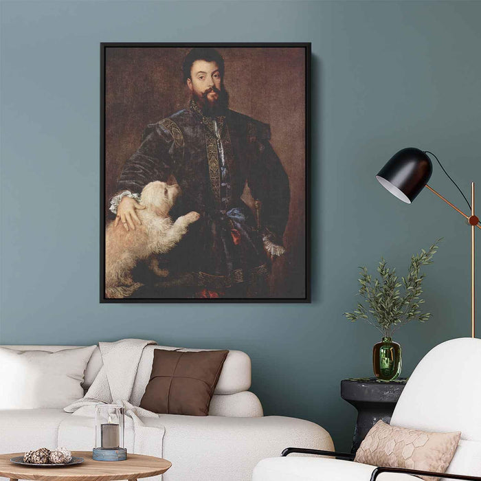 Portrait of Federico II Gonzaga (1525) by Titian - Canvas Artwork