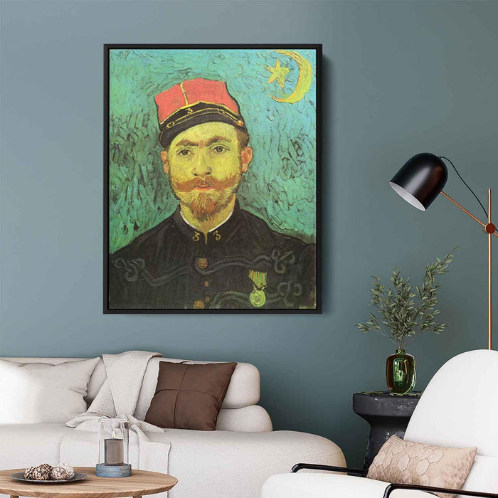 Portrait of Milliet, Second Lieutnant of the Zouaves by Vincent van Gogh - Canvas Artwork