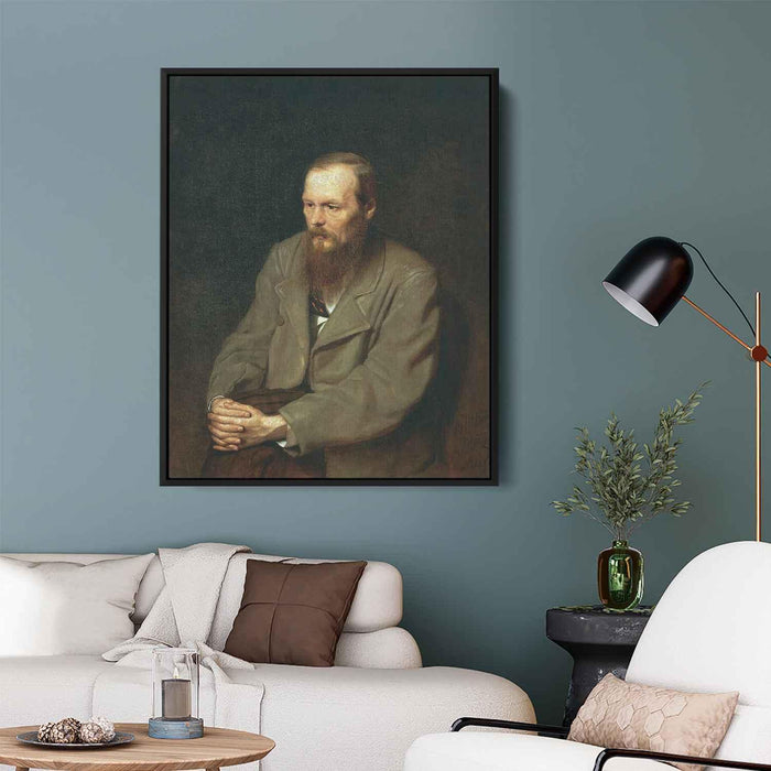 Portrait of the Author Feodor Dostoyevsky (1872) by Vasily Perov - Canvas Artwork