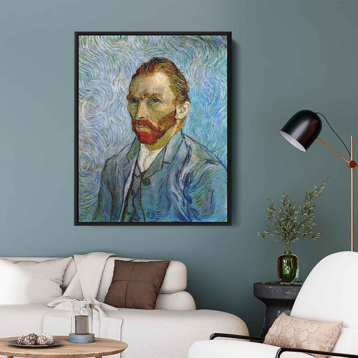 Self-Portrait (1889) by Vincent van Gogh - Canvas Artwork