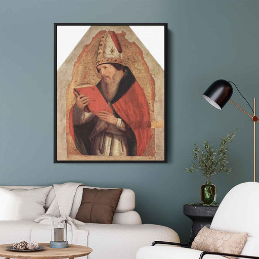 St. Augustine (1472) by Antonello da Messina - Canvas Artwork