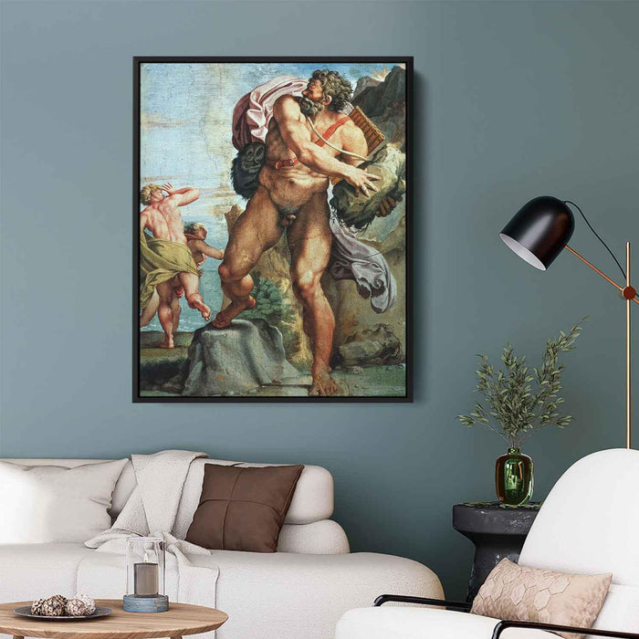 The Cyclops Polyphemus (1605) by Annibale Carracci - Canvas Artwork