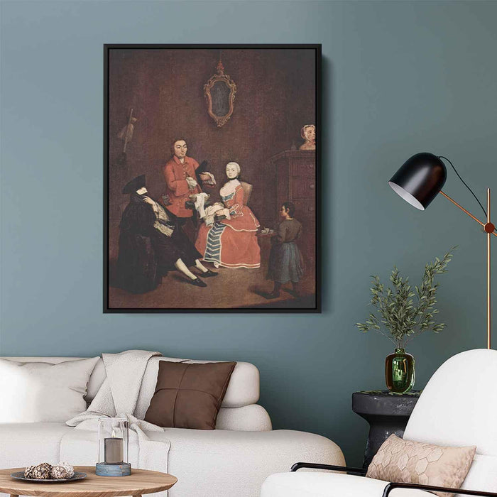 The hairdresser by Pietro Longhi - Canvas Artwork