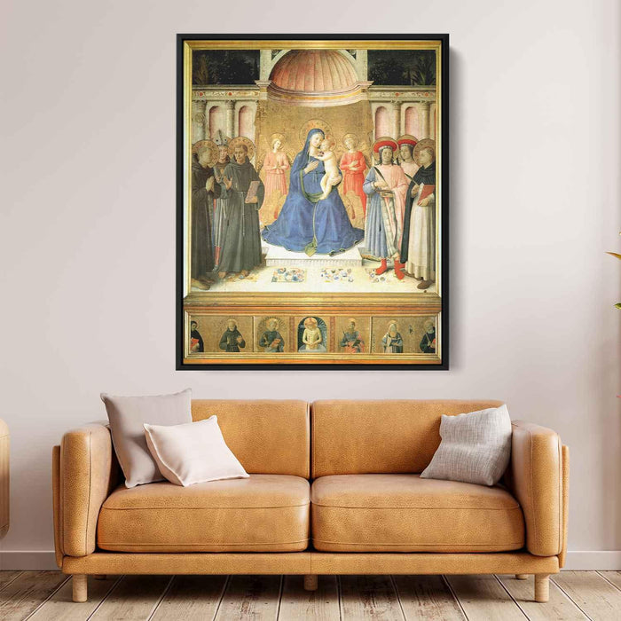 Bosco ai Frati Altarpiece (1450) by Fra Angelico - Canvas Artwork