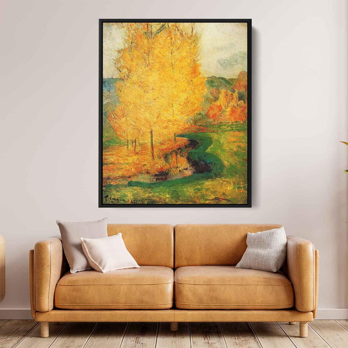 By the Stream, Autumn by Paul Gauguin - Canvas Artwork