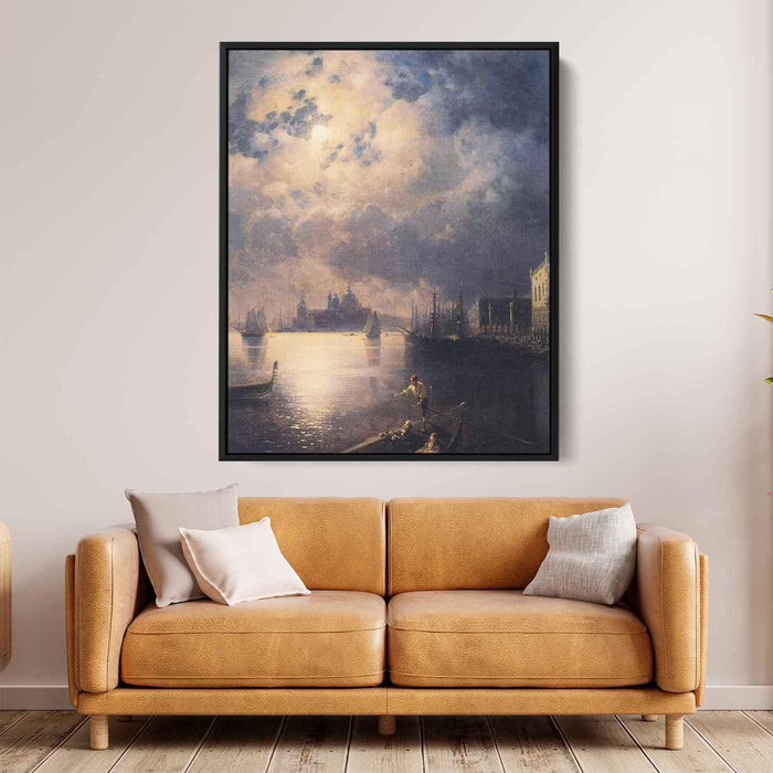 Byron in Venice by Ivan Aivazovsky - Canvas Artwork