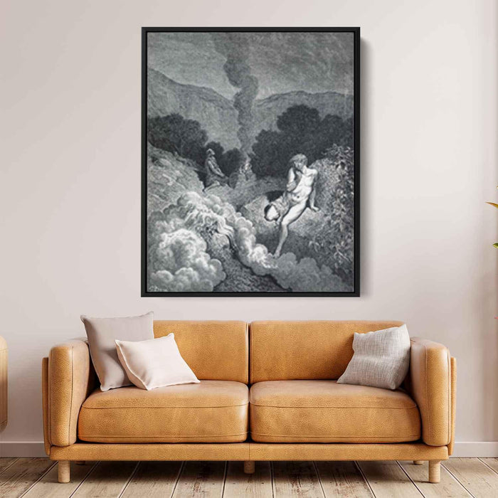 Cain and Abel Offering their Sacrifices by Gustave Dore - Canvas Artwork