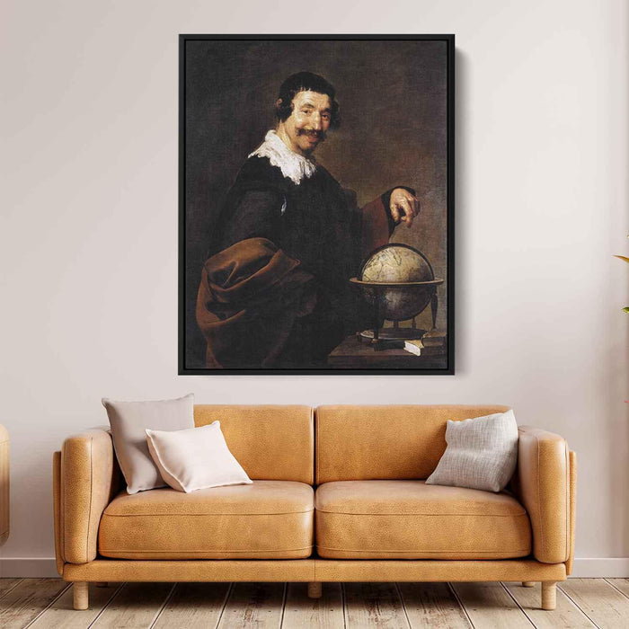 Democritus (1629) by Diego Velazquez - Canvas Artwork