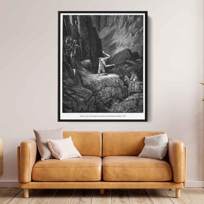 Don Quixote by Gustave Dore - Canvas Artwork