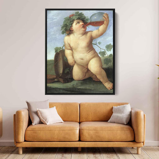 Drinking Bacchus (1623) by Guido Reni - Canvas Artwork