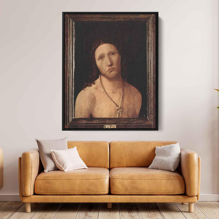 Ecce Homo (1474) by Antonello da Messina - Canvas Artwork